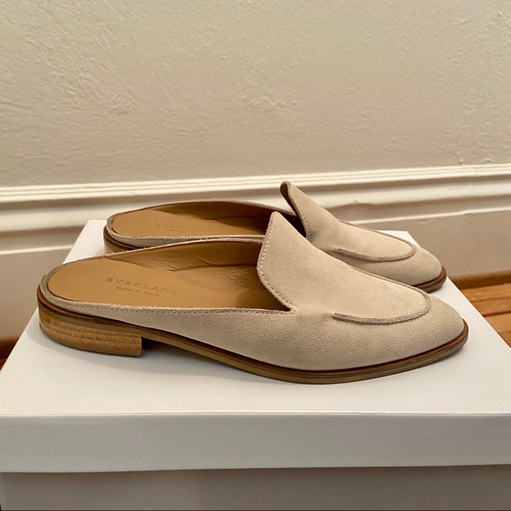 Everlane Modern Loafer Mule 💼👡🤍